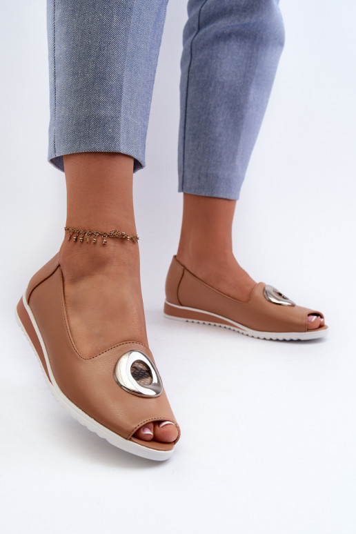 Chaussures avec ornements Eco beige Biolita