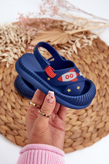 chaussons Enfants 83525 Ipanema Cute Baby bleu foncé