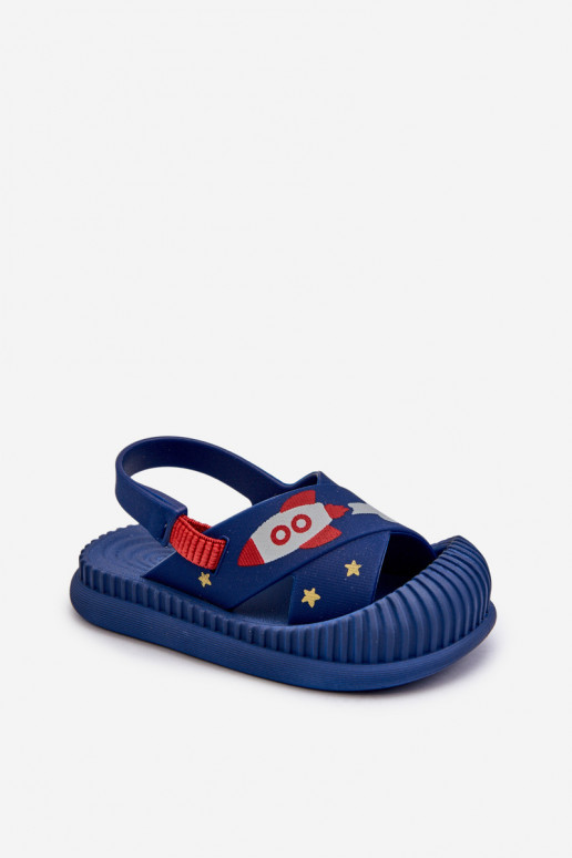 chaussons Enfants 83525 Ipanema Cute Baby bleu foncé