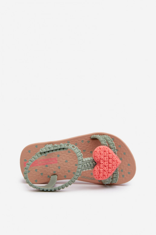 sandales Enfants avec coeurs 81997 Ipanema My First Baby couleur verte sandales Enfants avec coeurs 81997 Ipanema My First Baby couleur verte