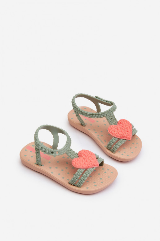 sandales Enfants avec coeurs 81997 Ipanema My First Baby couleur verte