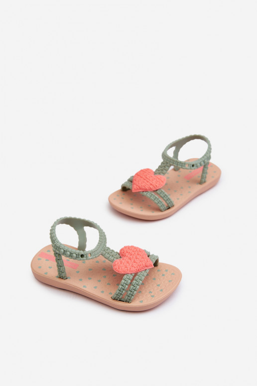 sandales Enfants avec coeurs 81997 Ipanema My First Baby couleur verte