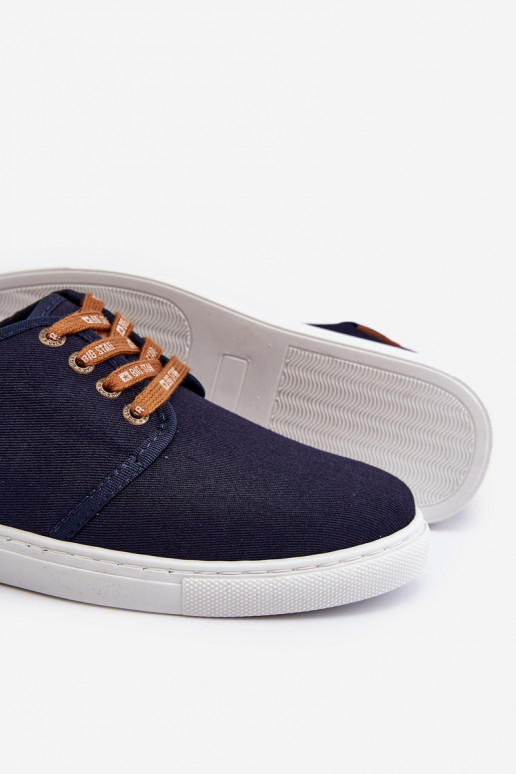 Baskets Chaussures de loisirs pour hommes Big Star NN176002 Memory Foam System bleu foncé Baskets Chaussures de loisirs pour hommes Big Star NN176002 Memory Foam System bleu foncé