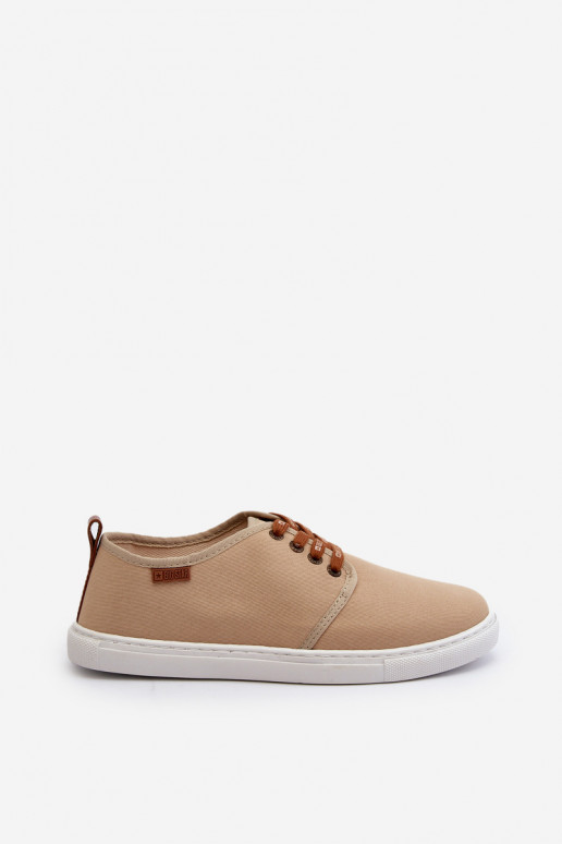 Baskets Chaussures de loisirs pour hommes Big Star NN176001 Memory Foam System beige