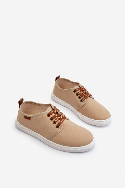 Baskets Chaussures de loisirs pour hommes Big Star NN176001 Memory Foam System beige Baskets Chaussures de loisirs pour hommes Big Star NN176001 Memory Foam System beige