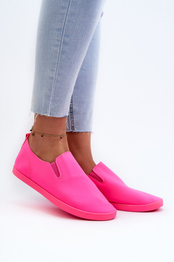 Baskets chaussures casual Slip-On couleur rose Lovinia 2