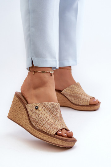 Chaussons femme Sergio Leone KL213 beige 2