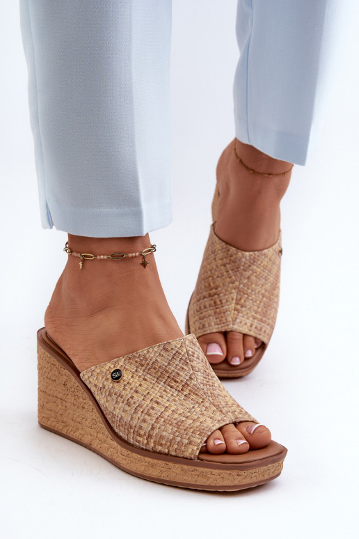 Chaussons femme Sergio Leone KL213 beige
