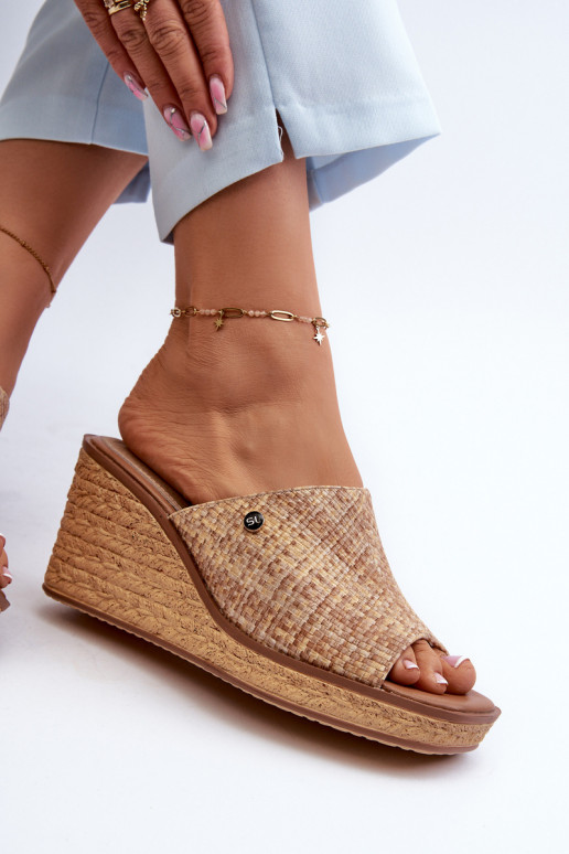 Chaussons femme Sergio Leone KL213 beige