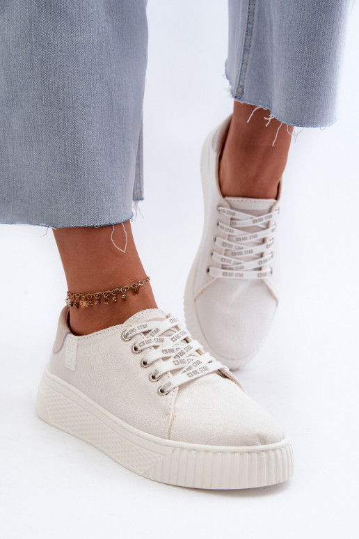 Chaussures de loisirs MEMORY FOAM SYSTEM BIG STAR NN276001 couleur blanche Chaussures de loisirs MEMORY FOAM SYSTEM BIG STAR NN276001 couleur blanche