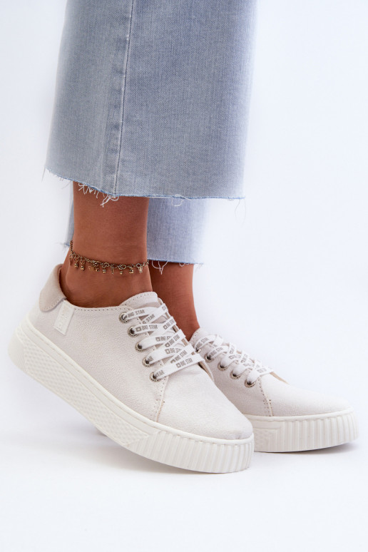 Chaussures de loisirs MEMORY FOAM SYSTEM BIG STAR NN276001 couleur blanche Chaussures de loisirs MEMORY FOAM SYSTEM BIG STAR NN276001 couleur blanche