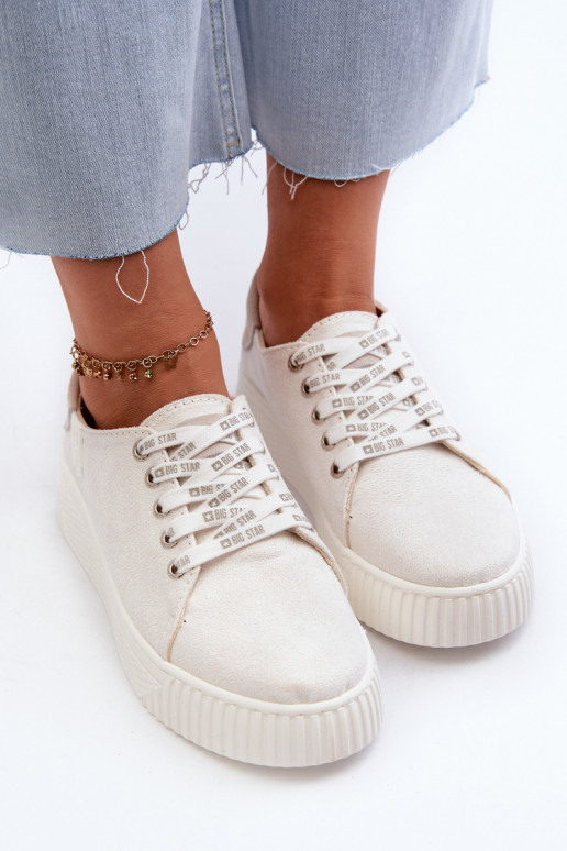 Chaussures de loisirs MEMORY FOAM SYSTEM BIG STAR NN276001 couleur blanche Chaussures de loisirs MEMORY FOAM SYSTEM BIG STAR NN276001 couleur blanche