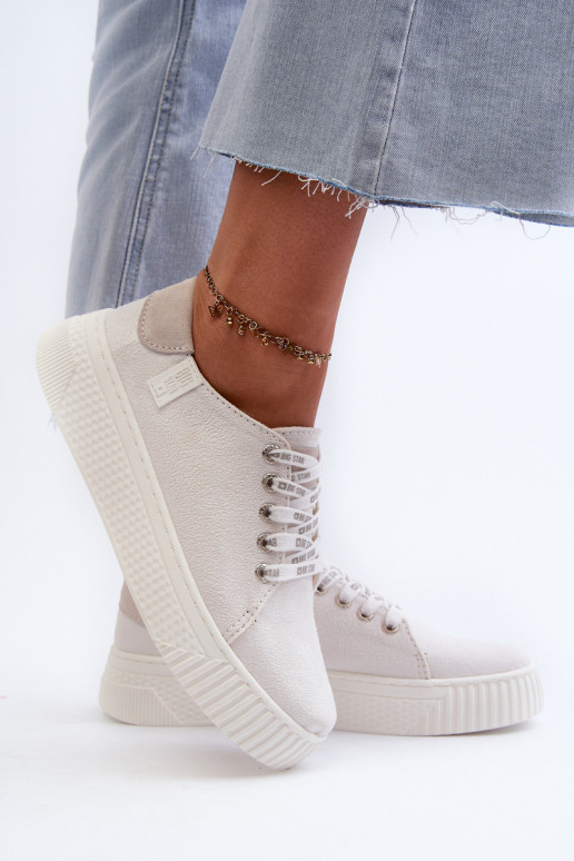 Chaussures de loisirs MEMORY FOAM SYSTEM BIG STAR NN276001 couleur blanche Chaussures de loisirs MEMORY FOAM SYSTEM BIG STAR NN276001 couleur blanche