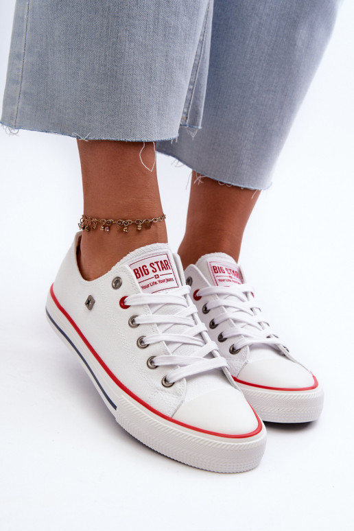 Chaussures de loisirs Big Star NN274656 HI-POLY SYSTEM couleur blanche