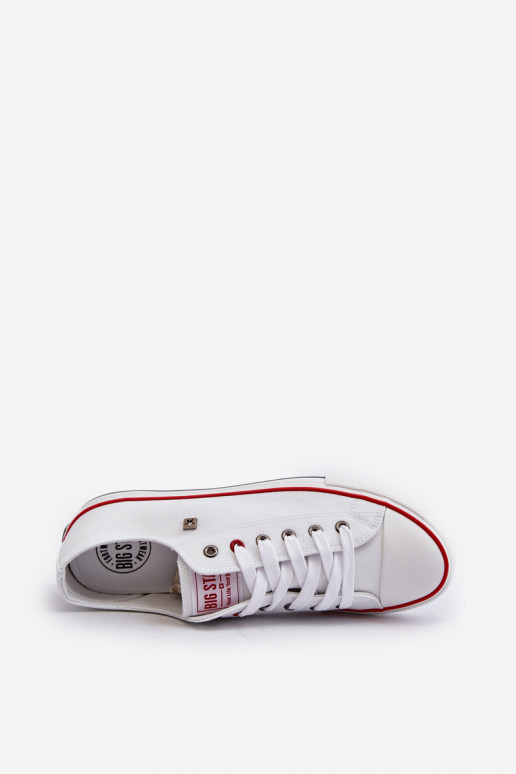 Chaussures de loisirs pour hommes Big Star NN174301 HI-POLY SYSTEM couleur blanche