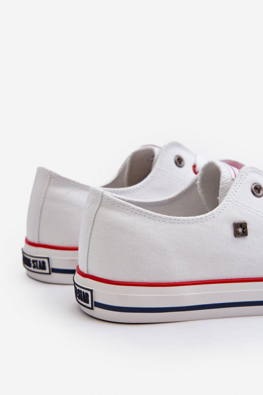 Chaussures de loisirs pour hommes Big Star NN174301 HI-POLY SYSTEM couleur blanche