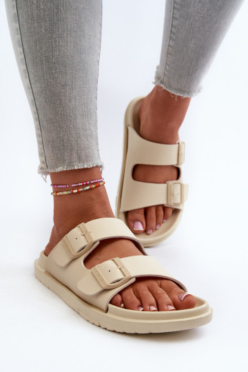 Chaussons légers à boucles Big Star NN274A752 beige