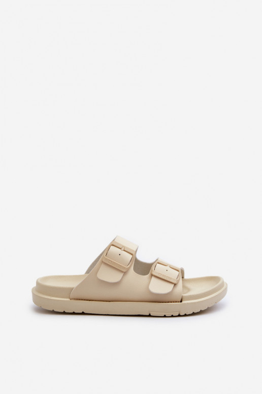 Chaussons légers à boucles Big Star NN274A752 beige