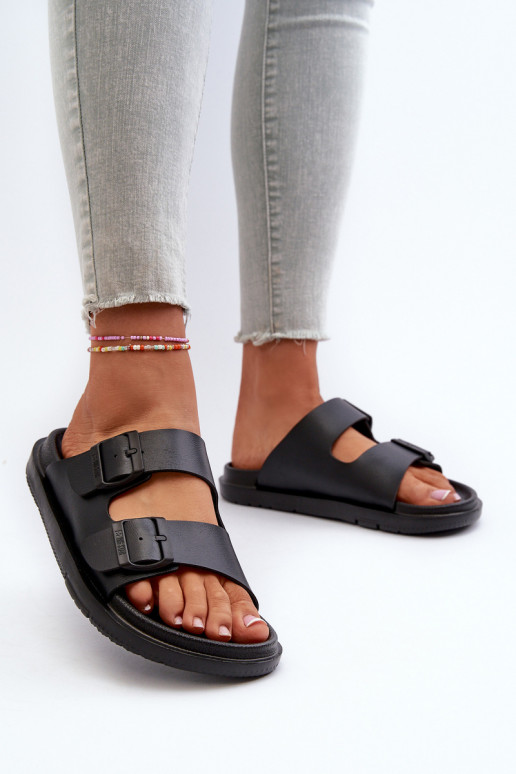 Chaussons légers à boucles Big Star NN274A750 couleur noir