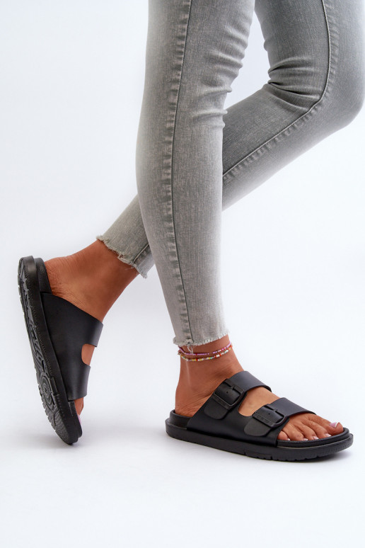 Chaussons légers à boucles Big Star NN274A750 couleur noir