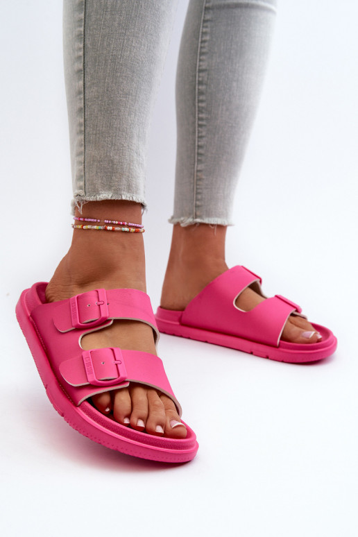 Chaussons légers à boucles Big Star NN274A754 couleur rose