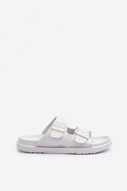 Chaussons légers à boucles Big Star NN274A751 couleur blanc Chaussons légers à boucles Big Star NN274A751 couleur blanc