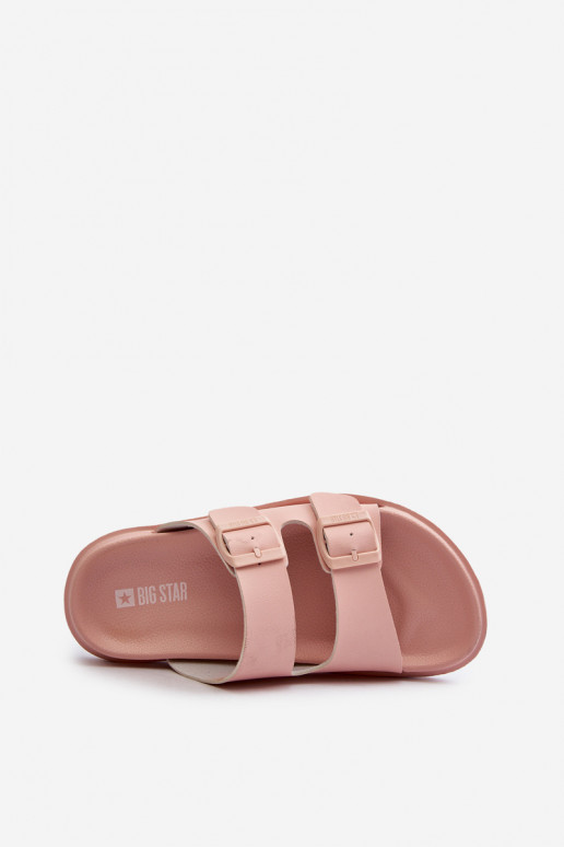 Chaussons légers à boucles Big Star NN274A753 couleur rose