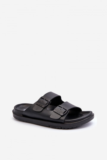 Chaussons légers pour hommes avec boucles Big Star NN174597 couleur noir