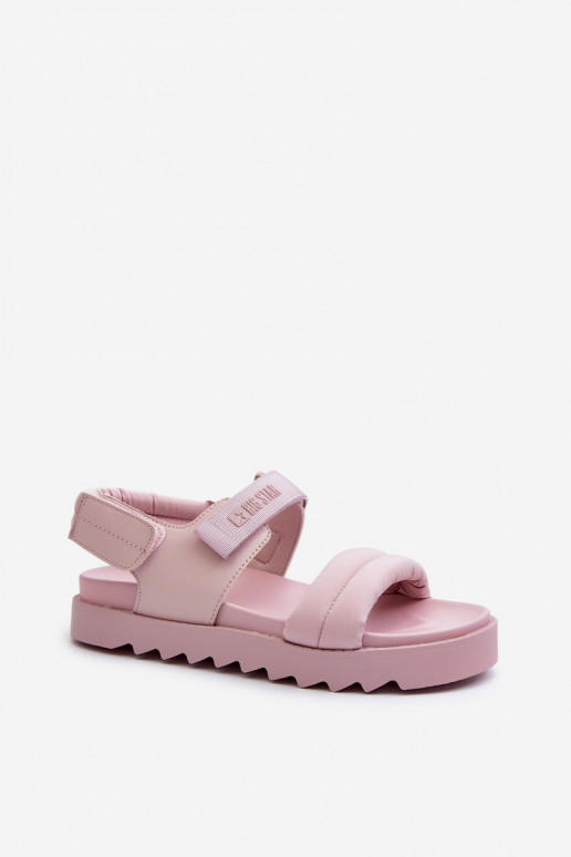 Sandales femme à plateforme Big Star NN274753 couleur rose