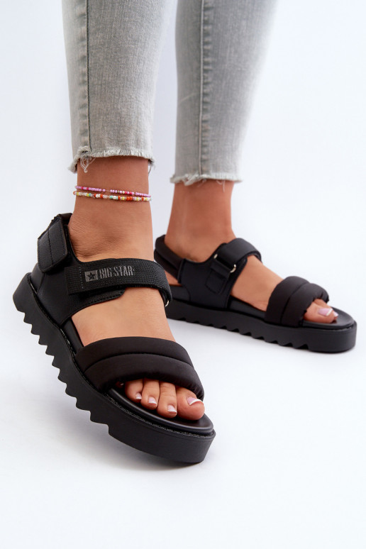 Sandales à plateforme pour femmes Big Star NN274750 couleur noir