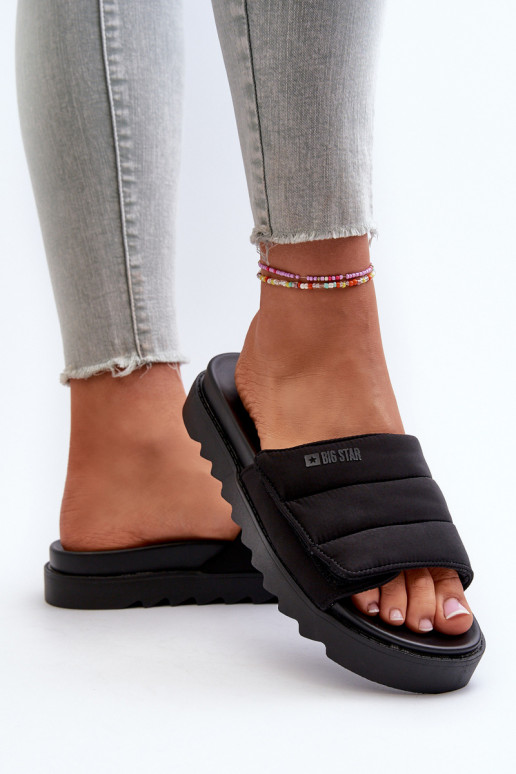 Chaussons avec plateforme Big Star NN274772 couleur noir