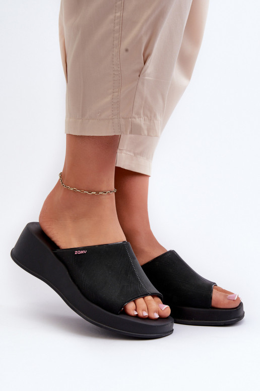 Chaussons femme LL285084 noir