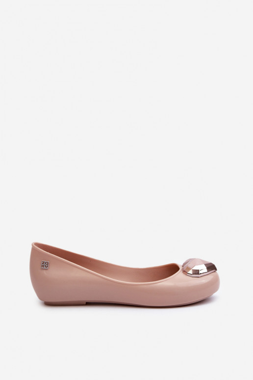 Ballerines avec coeurs NN285010 Nude