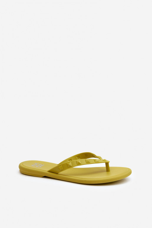 Pantoufles élastiques à pieds plats JJ285253