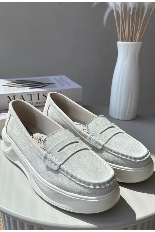 en daim Mocassins ivoire Filidia en daim Mocassins ivoire Filidia