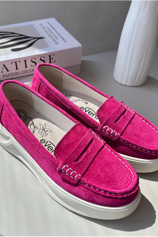 en daim Mocassins rose Filidia en daim Mocassins rose Filidia
