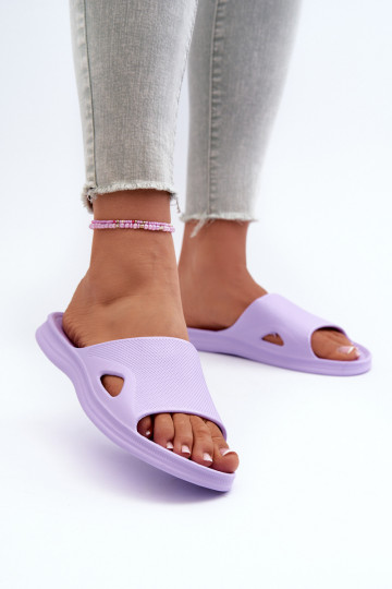 Modèle classique Chaussons Femme Couleur Violet Juniria 2