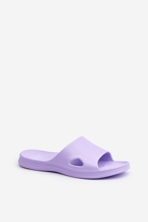 Modèle classique Chaussons Femme Couleur Violet Juniria