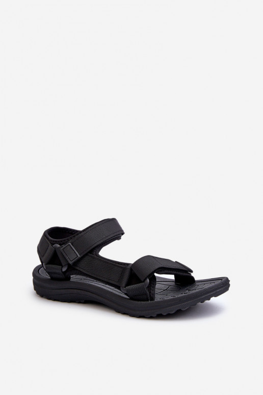 Sandales pour femmes de style sportif de couleur noire Lumeria Sandales pour femmes de style sportif de couleur noire Lumeria