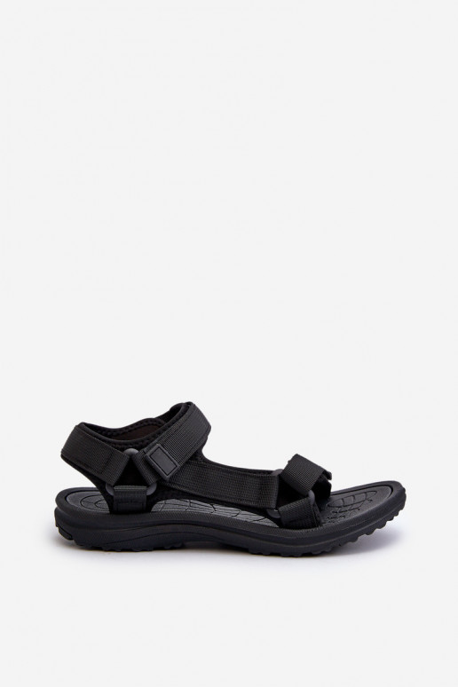 Sandales pour femmes de style sportif de couleur noire Lumeria