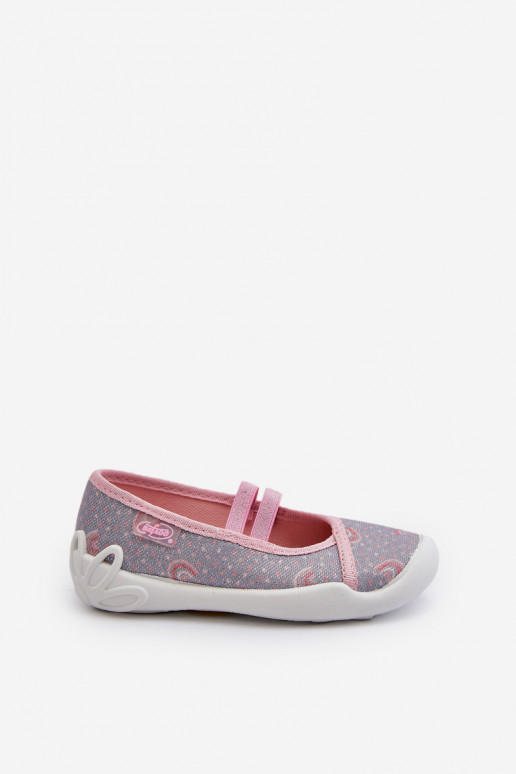 Chaussons Ballerines We Wzorki Befado 116X328 couleur gris-rose