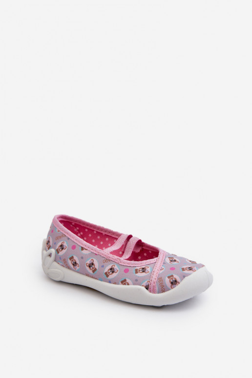 Chaussons Ballerines Chiots Befado 116Y325 couleur rose Chaussons Ballerines Chiots Befado 116Y325 couleur rose