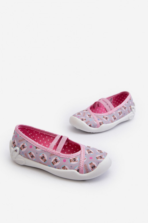 Chaussons Ballerines Chiots Befado 116Y325 couleur rose