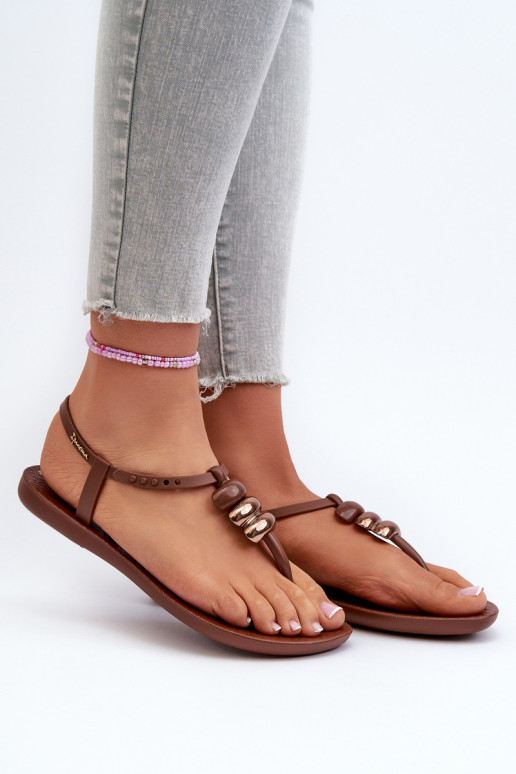 Sandales plates 83507 Ipanema Class Blown Up Sandal Fem couleur marron