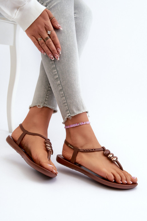 Sandales plates 83507 Ipanema Class Blown Up Sandal Fem couleur marron