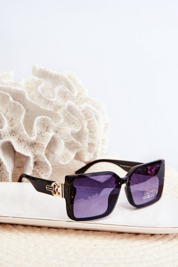 Kvadratas Lunettes de soleil Femme UV400 noir