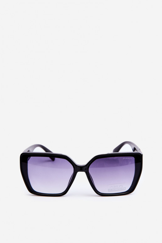 Lunettes de soleil Femme Avec fantaisie Detalem UV400 noir Lunettes de soleil Femme Avec fantaisie Detalem UV400 noir