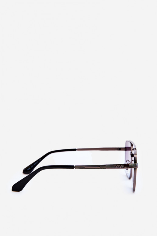Lunettes de soleil Femme UV400 Noir et bleu