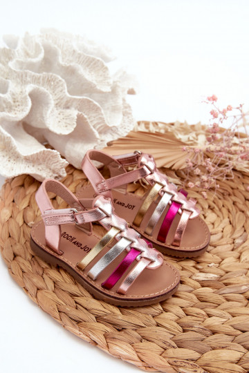 sandales Gladiator Children avec fermetures adhésives de différentes couleurs Radovia