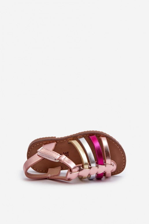sandales Gladiator Children avec fermetures adhésives de différentes couleurs Radovia